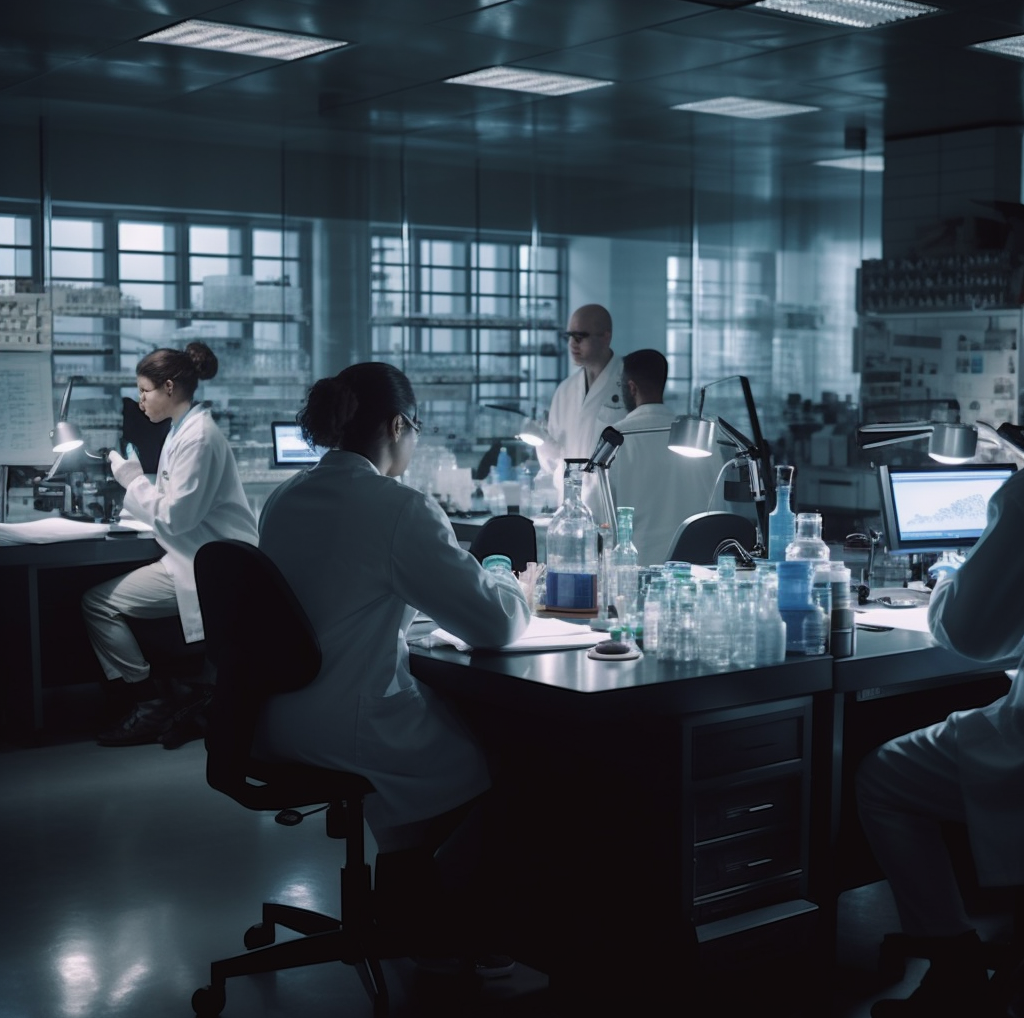 ludib A laboratory environment with scientists in white lab coa 4154fa8e 3c07 42c5 b840 edcb5a278424