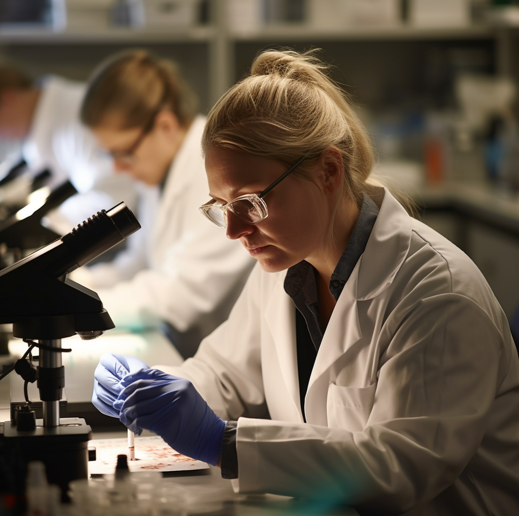 ludib Australian researchers in a well lit laboratory examining b06af116 4606 4409 bbe7 6f10f7dcc4aa