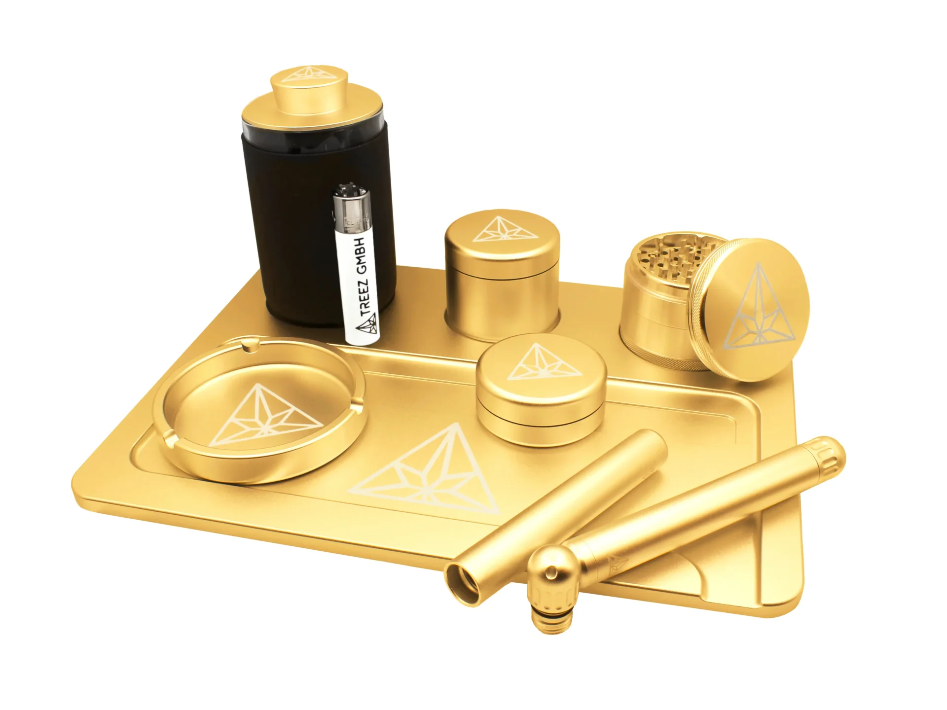 Treez Club Premium 420 Smoke Set 12-in-1 – Gold
