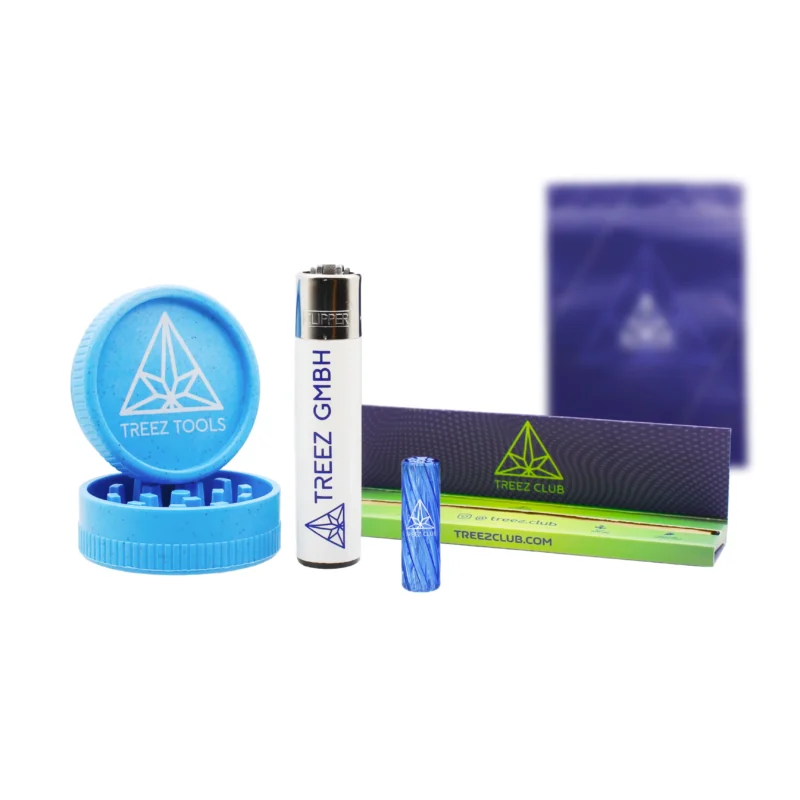 420 Smoke Set 5-in-1 mit Glass Tip, Papers, Grinder, Feuerzeug und ziplock – Komplettes Raucherzubehör für ein erstklassiges Erlebnis