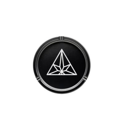 Treez Club Premium 420 Aluminium Ashtray for Outdoor and Indoor Use 9 cm Black