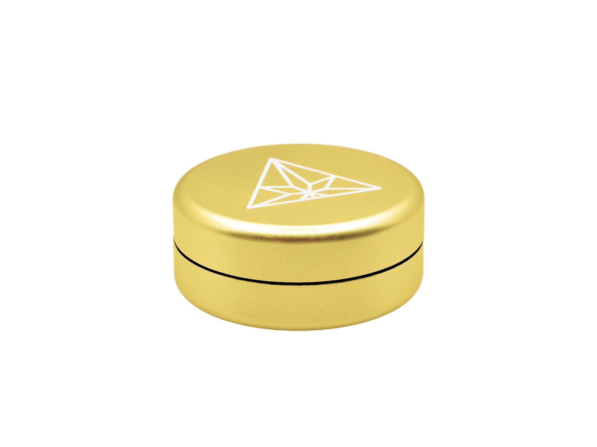 Treez Club small stash box - Odor-proof, waterproof, and UV-protected for herbs. Gold