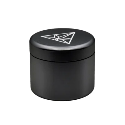 Treez Club large stash box - Odor-proof, waterproof, and UV-protected for herbs. Black