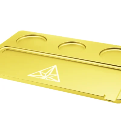 Treez Club Premium Drehunterlage Rolling Tray Gold