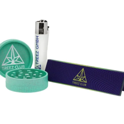 420 Smoke Set 3-in-1 with papers, grinder and lighter - complete smoking accessories for a first-class experience