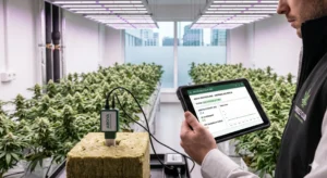AROYA Cannabis Anbau Sensoren Crop Steering Dashboard