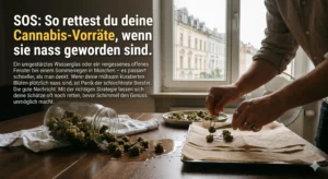 SOS: So rettest du deine Cannabis-Vorräte, wenn sie nass geworden sind