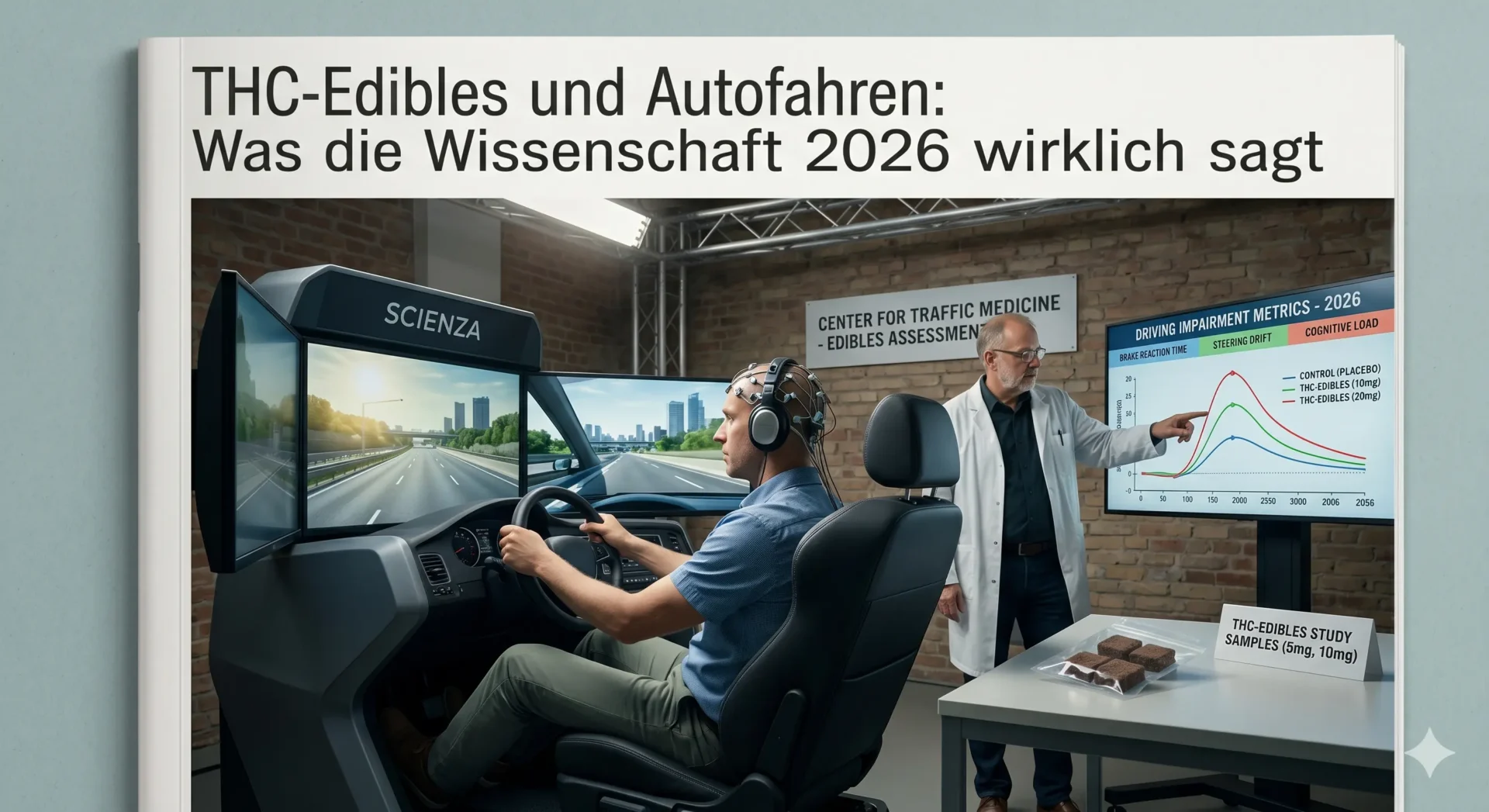 THC-Edibles und Autofahren: Was die Wissenschaft 2026 wirklich sagt