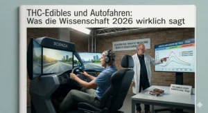 THC-Edibles und Autofahren: Was die Wissenschaft 2026 wirklich sagt