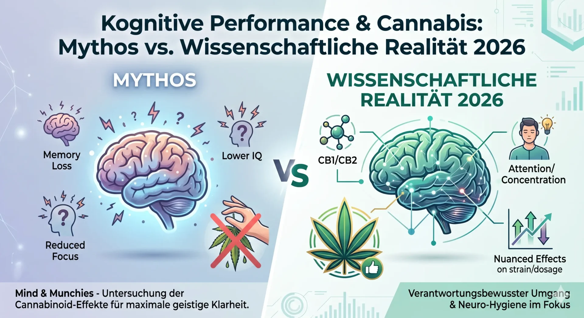 Kognitive Performance & Cannabis: Mythos vs. Wissenschaftliche Realität 2026