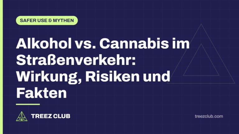 Titelbild: Alkohol vs. Cannabis im Straßenverkehr: Wirkung, Risiken und Fakten