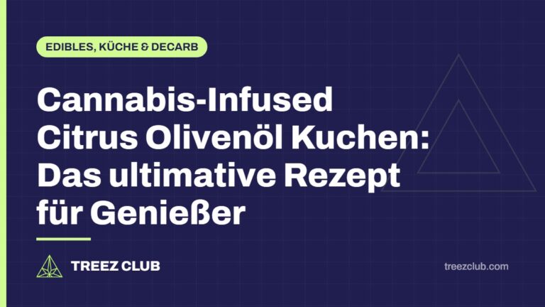 Titelbild: Cannabis-Infused Citrus Olivenöl Kuchen: Das ultimative Rezept für Genießer