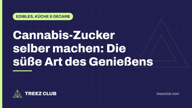 Titelbild: Cannabis-Zucker selber machen: Die süße Art des Genießens