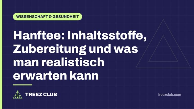 Titelbild: Hanftee: Inhaltsstoffe, Zubereitung und was man realistisch erwarten kann