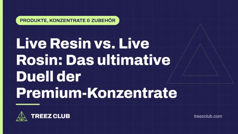 Titelbild: Live Resin vs. Live Rosin: Das ultimative Duell der Premium-Konzentrate